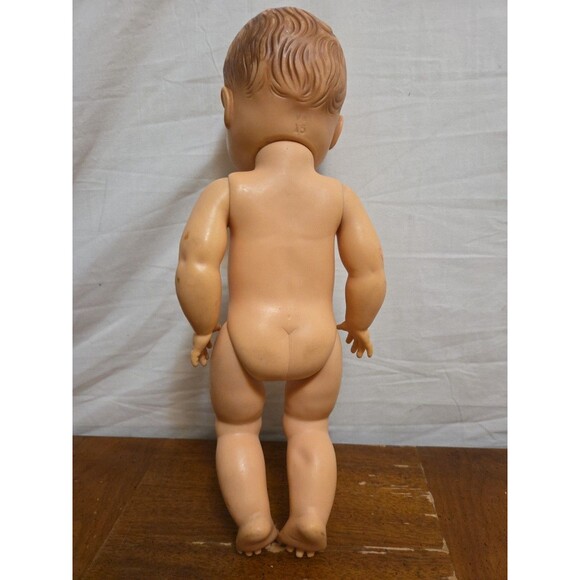 Sunny Tears Babee-Bee Doll W/ Sleep Eyes 15" The Sun Rubber Co. 1950s Vintage - Picture 2 of 3